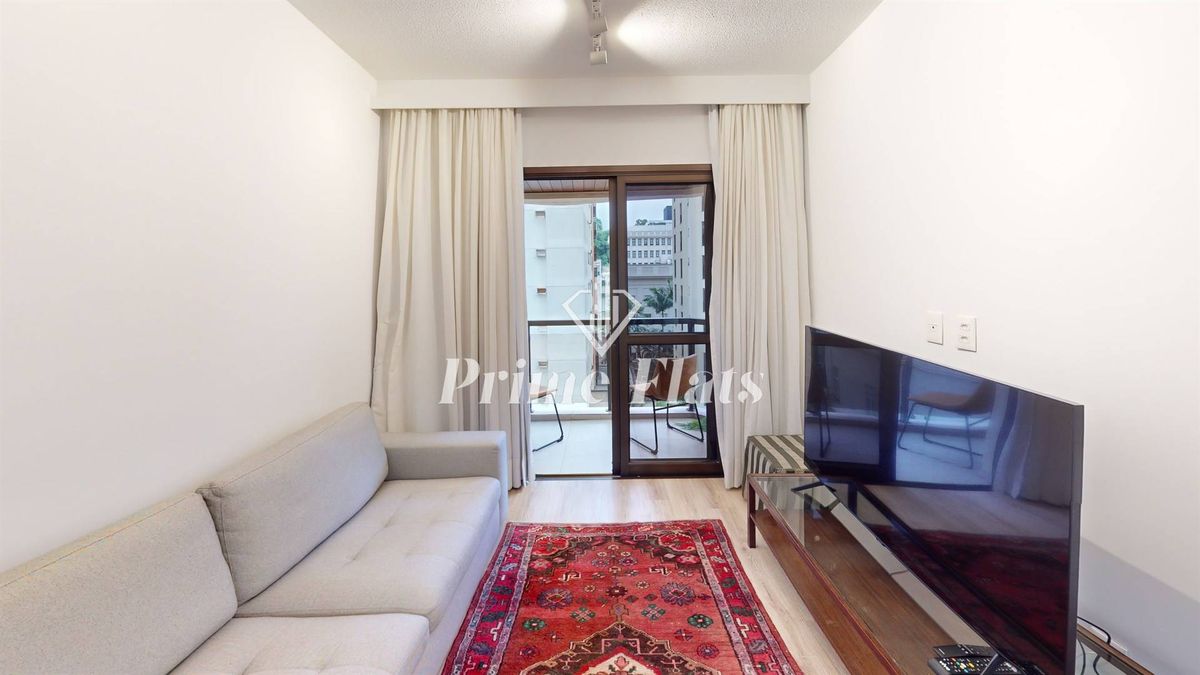 Flat disponível para locação no New Star Residence, com 42m², 1 dormitório e 1 vaga de garagem - Flat em Jardim Paulista, São Paulo - para locação - Prime Flats Negócios Imobiliários