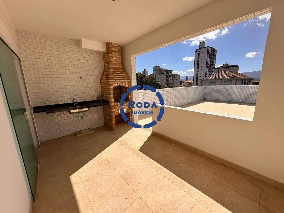 Casa – 3 suítes – Santos – Sol da manhã | Rooftop com churrasqueira e preparação para piscina - Sobrado em Boqueirão, Santos - à venda - A.AYRES IMÓVEIS LTDA