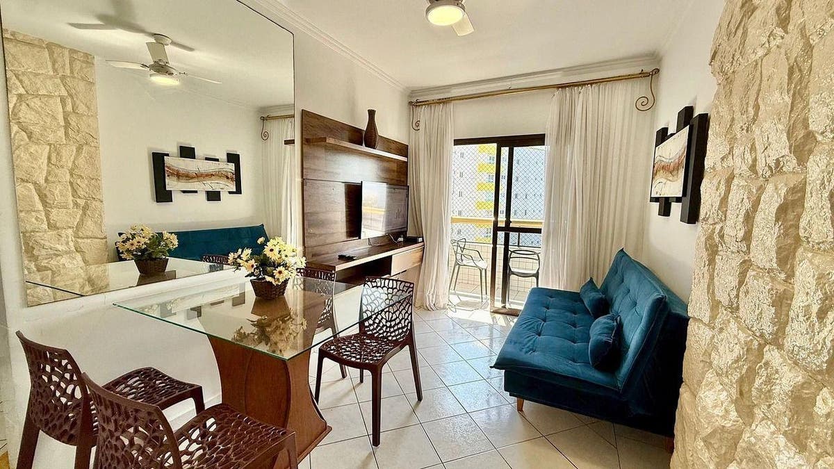 Apartamento à Venda na Vila Mirim em Praia Grande | 1 Dormitório e Vista para o Mar - Apartamento em Mirim, Praia Grande - à venda - CONTEMPLAR IMÓVEIS LTDA