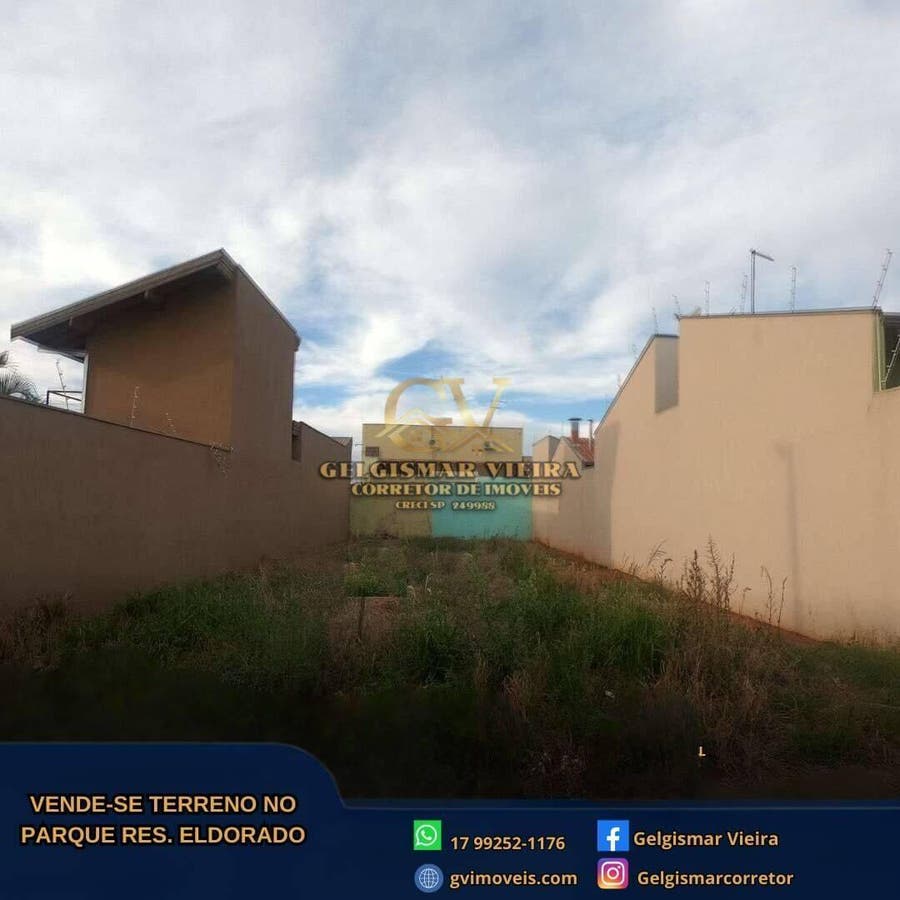 🏡 VENDE-SE TERRENO NO ELDORADO — BEBEDOURO - SP🏡 - Lote/Terreno em Parque Residencial Eldorado, Bebedouro - à venda - Gelgismar Vieira Corretor de Imóveis