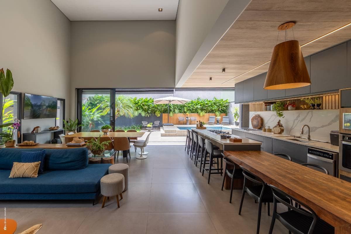Casa moderna no Residencial Parque dos Alecrins - Casa de Condomínio em Loteamento Parque dos Alecrins, Campinas - à venda - Terra Vale Negócios Imobiliários