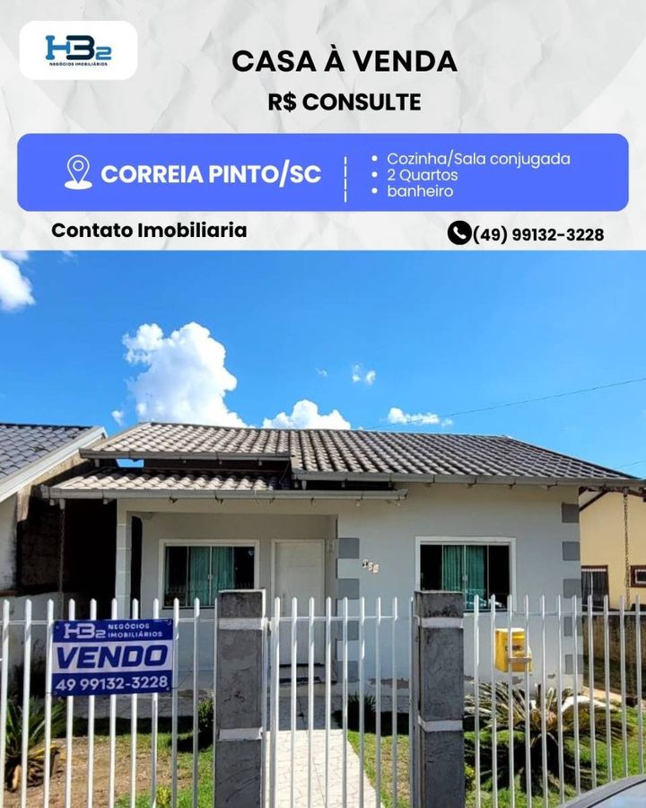 CASA À VENDA - Casa em São João, Correia Pinto - à venda - HB2 NEGOCIOS IMOBILIARIOS LTDA