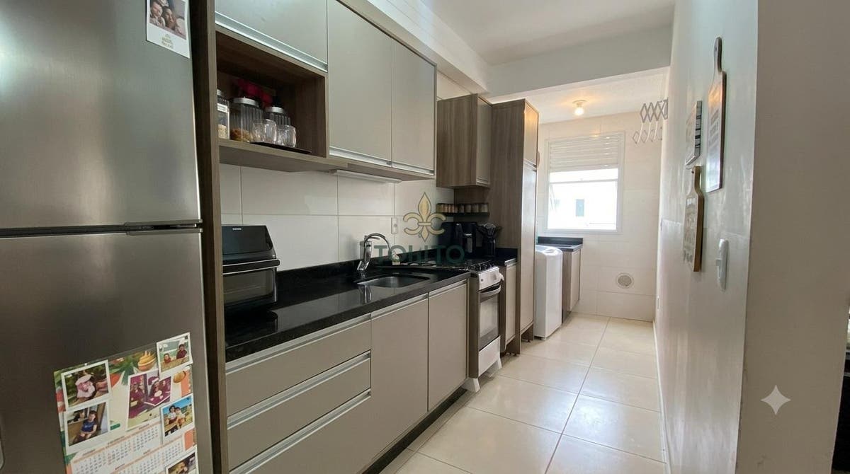 Apartamento à venda sacada com churrasqueira, 2 quartos - São Sebastião, Palhoça - Apartamento em São Sebastião, Palhoça - à venda - Conceito Imóveis