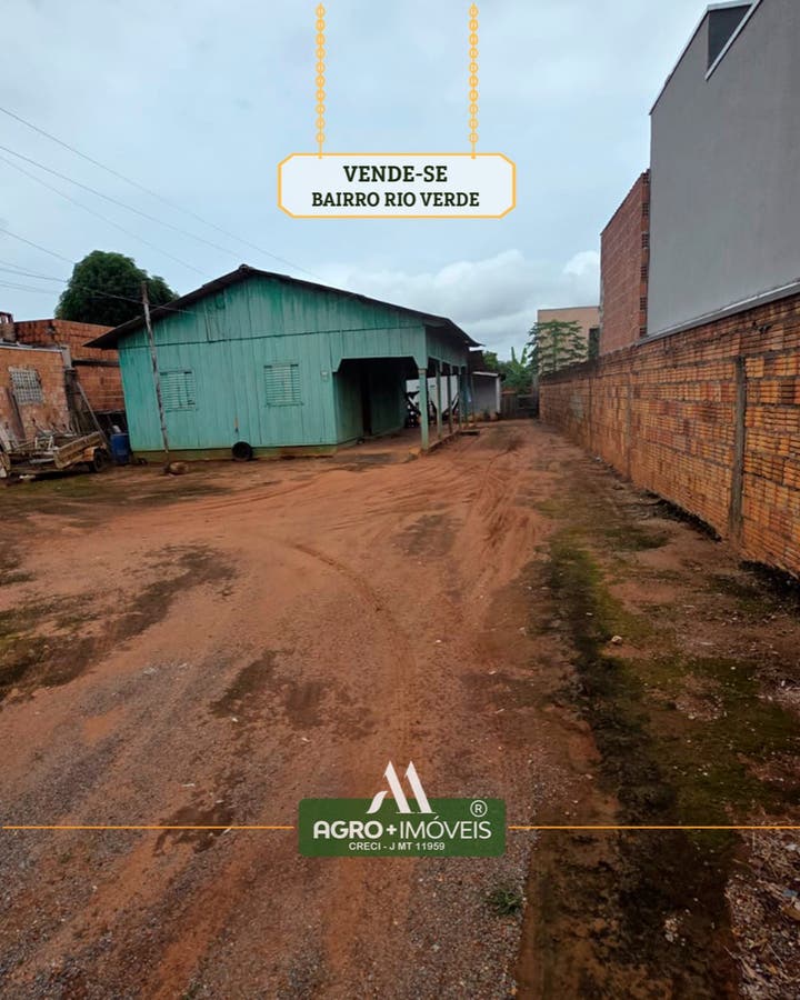 #440 VENDE-SE TERRENO COM 2 CASAS - LUCAS DO RIO VERDE - Lote/Terreno em Rio Verde, Lucas do Rio Verde - à venda - AGRO+IMÓVEIS NEGÓCIOS IMOBILIÁRIOS LTDA