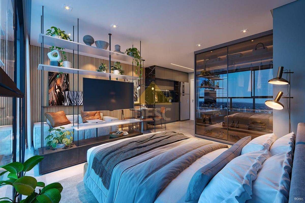 Na planta - Studio à venda no Riverside Residence em Camboriú - Apartamento em São Francisco de Assis, Camboriú - à venda - Desc Imóveis