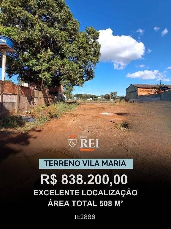 ?? Terreno Vila Maria – Oportunidade exclusiva! Apresentamos este excelente terreno com 508 m² de área total, ideal para quem busca investir ou const - Lote/Terreno em Vila Mariana, Rio Verde - à venda - IMOBILIARIA REI EMPREENDIMENTOS S/S LTDA