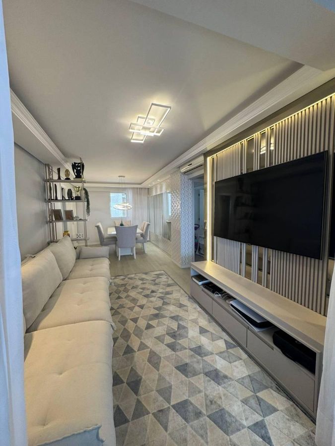 Apartamento Mobiliado e Decorado Com 01 Suíte + 02 Dormitórios No Bairro Dom Bosco em Itajaí/SC - Apartamento em Dom Bosco, Itajaí - à venda - Ação Imoveis LTDA