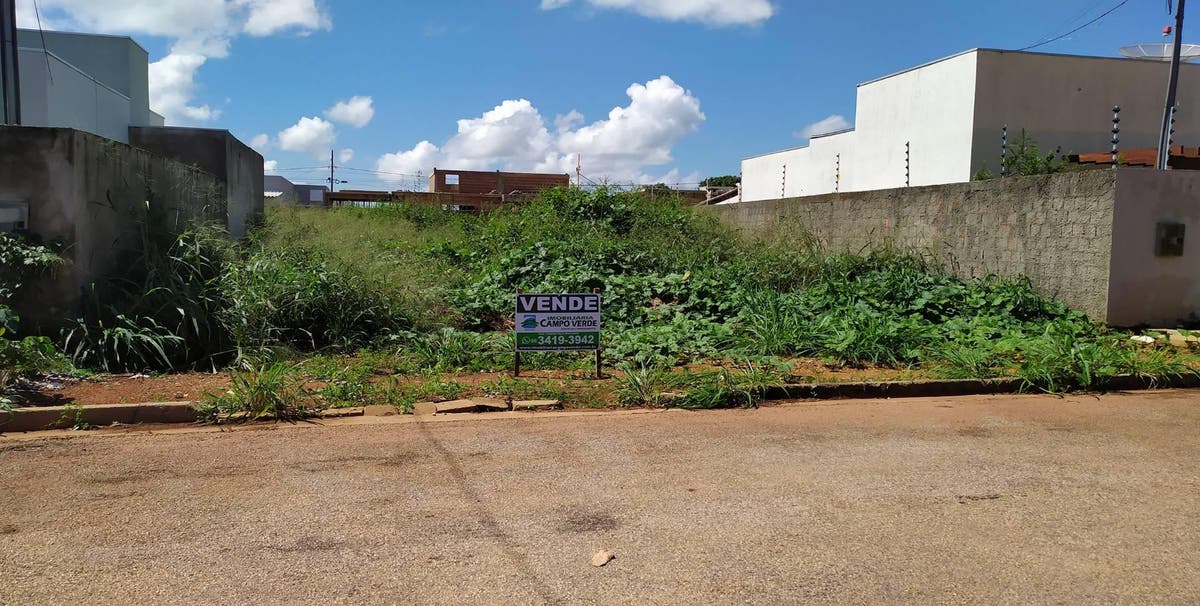 Terreno À Venda, Residencial Greenville - Campo Verde - Lote/Terreno em Residencial Greenville, Campo Verde - à venda - Fernando Facchinetto e Cia Ltda
