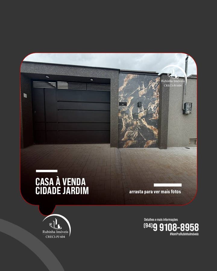 Venda | Cidade Jardim - Casa em Cidade Jardim, Parauapebas - à venda - Rubinha Sousa