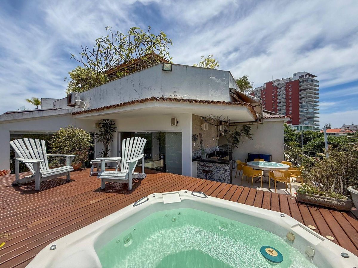 Cobertura Duplex 460m² com Piscina, na Barra da Tijuca, Rio de Janeiro/RJ. - Cobertura em Barra da Tijuca, Rio de Janeiro - à venda - Ativa Imobiliária LTDA