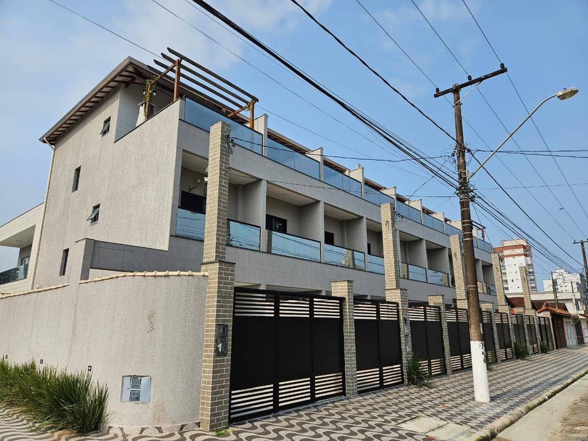 Sobrado com 3 Quartos, Maracanã - Praia Grande - Sobrado em Maracanã, Praia Grande - à venda - Apê & Casa imóveis ltda me