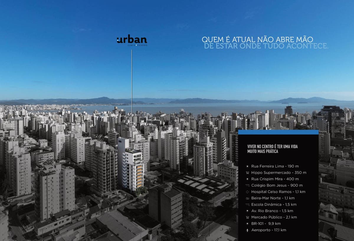 URBAN LUMIS - Apartamento em Centro, Florianópolis - à venda - IB IMÓVEIS LTDA