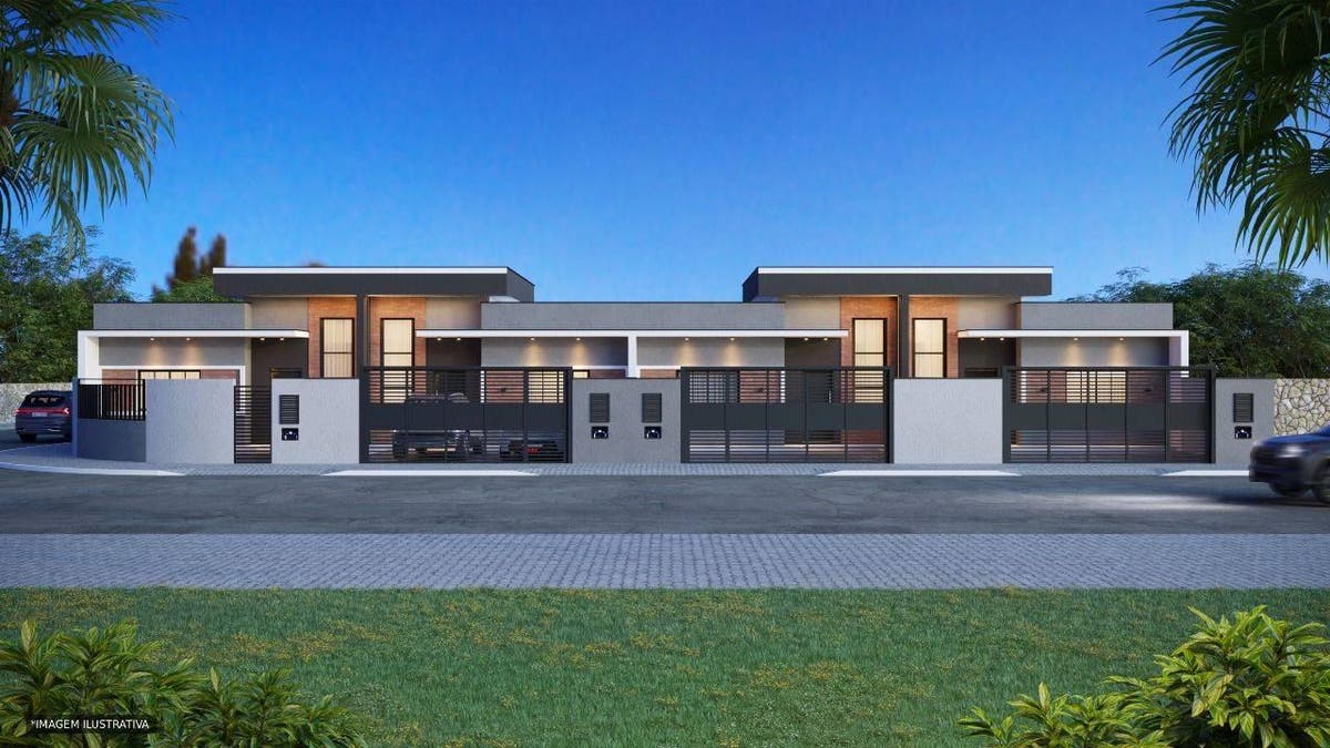 Casa Geminada com 3 quartos, Bananal do Sul - Guaramirim - Casa Geminada em Bananal do Sul, Guaramirim - à venda - MAVIC IMÓVEIS