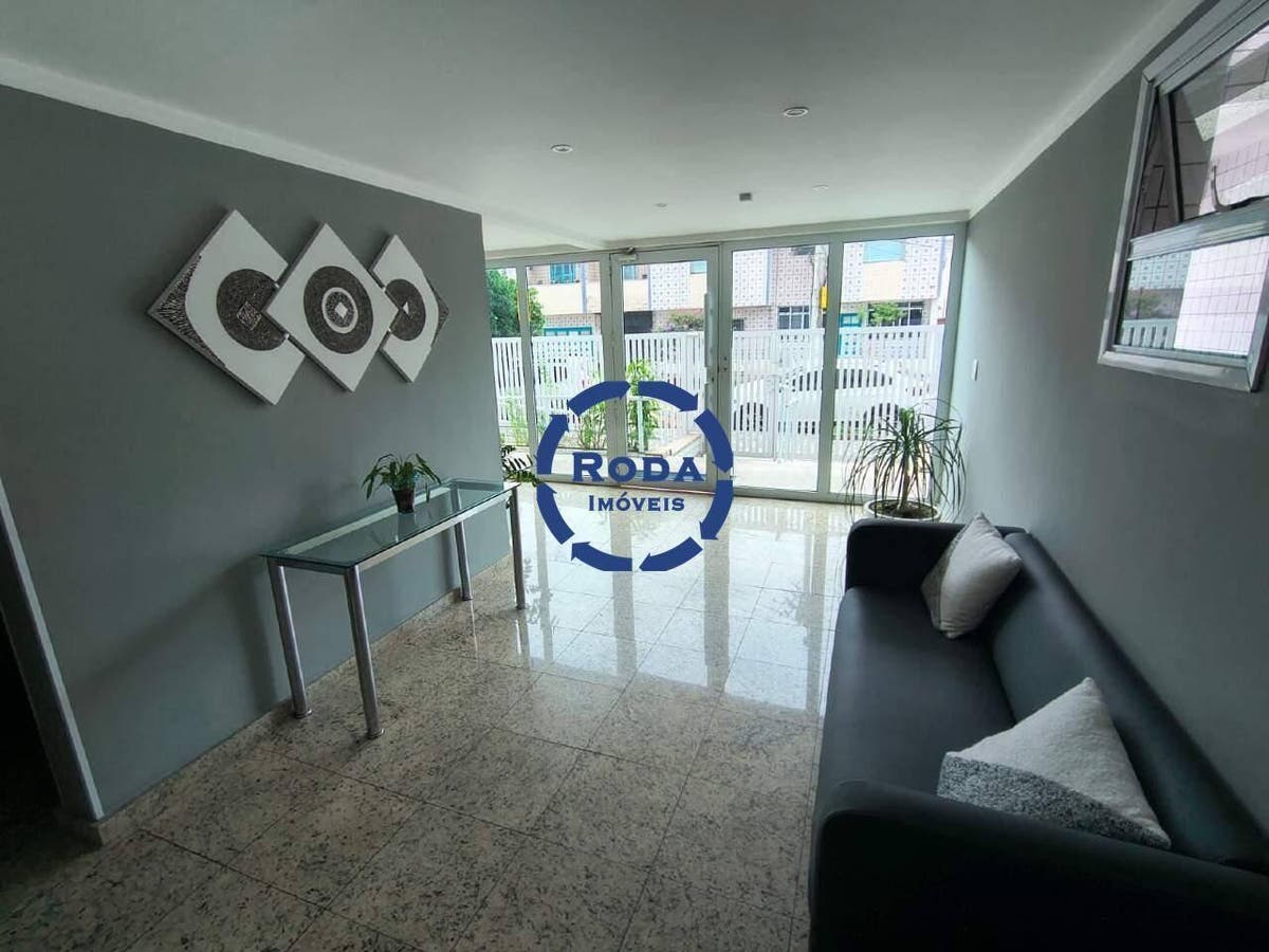 Apartamento com 3 dormitórios e vagas demarcadas no edifício Residencial Monte Castelo - Apartamento em Campo Grande, Santos - à venda - A.AYRES IMÓVEIS LTDA