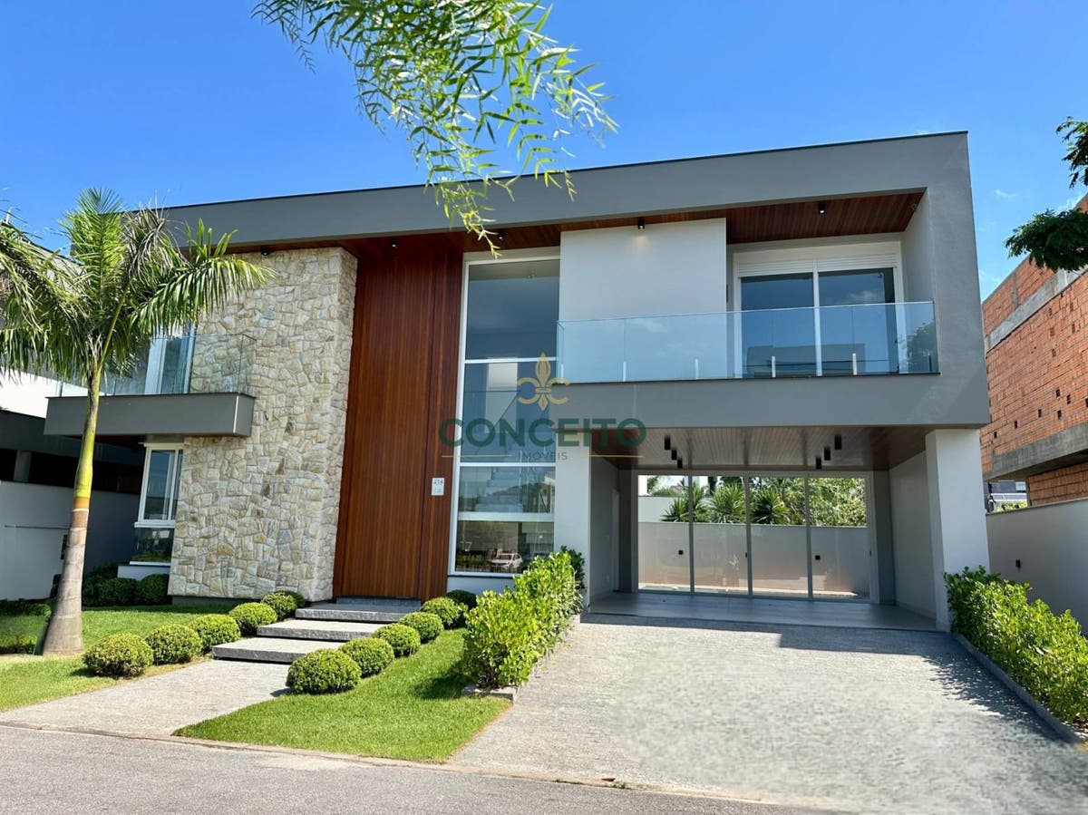 Casa no Condomínio Reserva da Pedra – 263m² de conforto e elegância - Casa em Pedra Branca, Palhoça - à venda - Conceito Imóveis