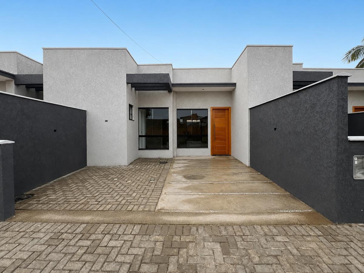 Casa Nova Com 02 Quartos (01 Suíte) - Balneário São José - Casa em São José, Itapoá - à venda - Imobiliaria Patricia Claudino