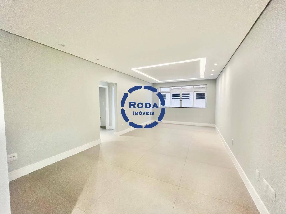 Apartamento Frente Mar – 137m² | 3 Dormitórios | 1 Suíte | 2 Vagas - Apartamento em Pompéia, Santos - à venda - A.AYRES IMÓVEIS LTDA
