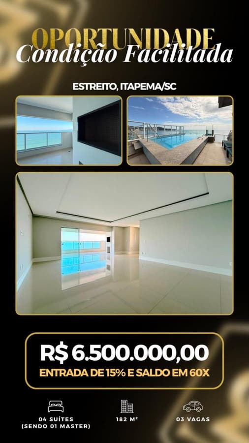 Apto 4 dormitórios — Château Florence, Estreito, Itapema/SC - Apartamento em Estreito, Itapema - à venda - Portal Imóveis Itapema