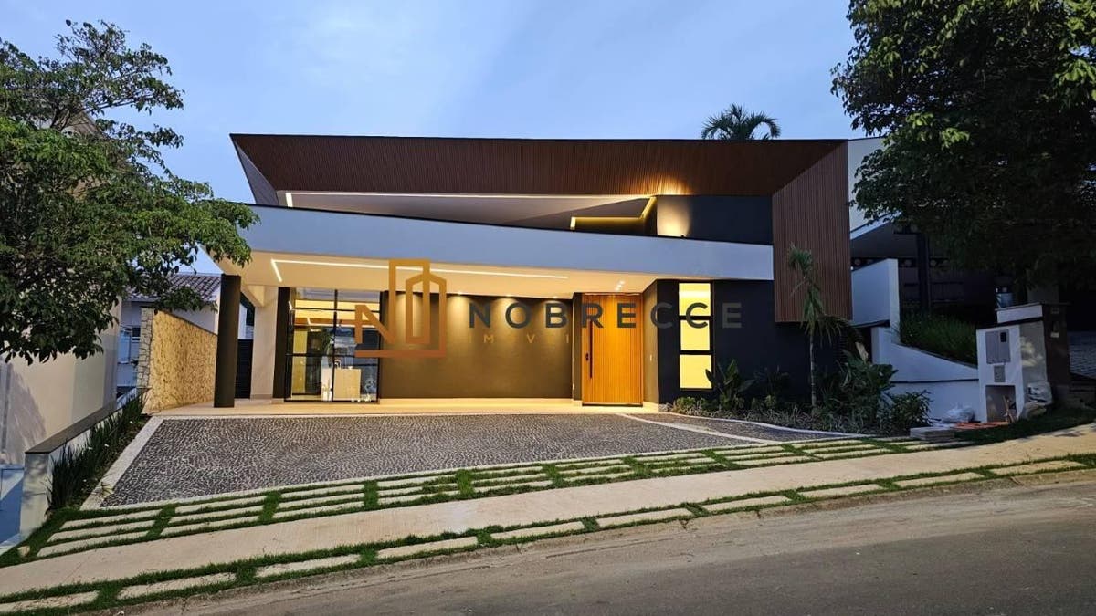 Belíssima casa de alto padrão à venda, Condomínio Jardim Residencial Santa Clara - Indaiatuba/SP - Casa de Alto Padrão em Chácara Areal, Indaiatuba - à venda - Nobrecce Imóveis