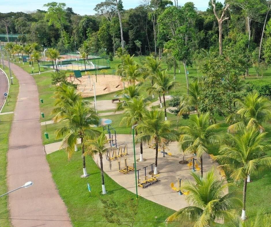 Área de lazer ao ar livre