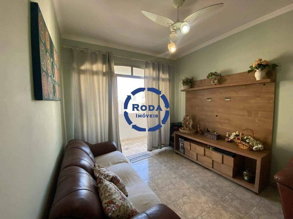 Ótimo apartamento de 2 dormitórios com dependência no Embaré. - Apartamento em Boqueirão, Santos - à venda - A.AYRES IMÓVEIS LTDA