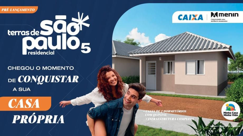 RESIDENCIAL TERRAS DE SÃO PAULO V - Casa em A Partir de R$ 216.000,00 - Minha Casa Minha Vida - FLEX CONSULTORIA IMOBILIÁRIA LTDA