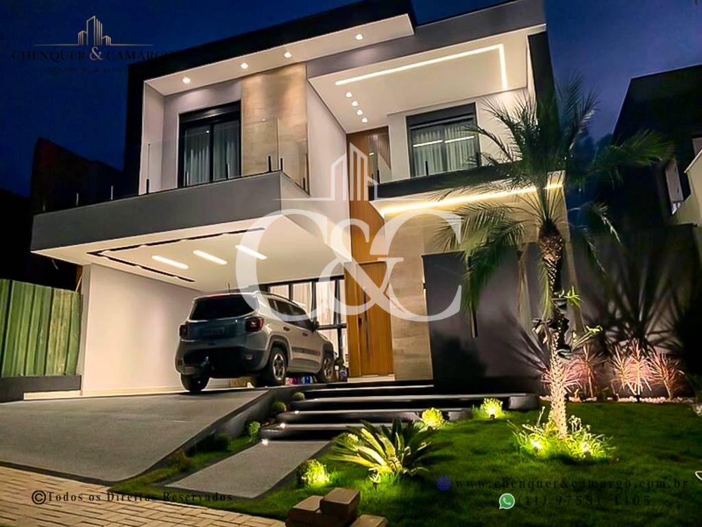 Casa à venda no Brisas Jundiaí, 265m², 4 suítes com varanda, piscina com SPA e vista Serra - Casa de Condomínio em Jardim Novo Mundo, Jundiaí - à venda - Chenquer & Camargo Imóveis