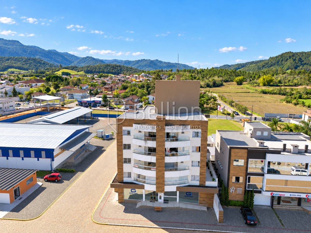 Apartamento 100% Mobiliado com 2 Quartos no Centro de Ascurra/SC - Apartamento - à venda - Bellion Negocios Imobiliarios LTDA