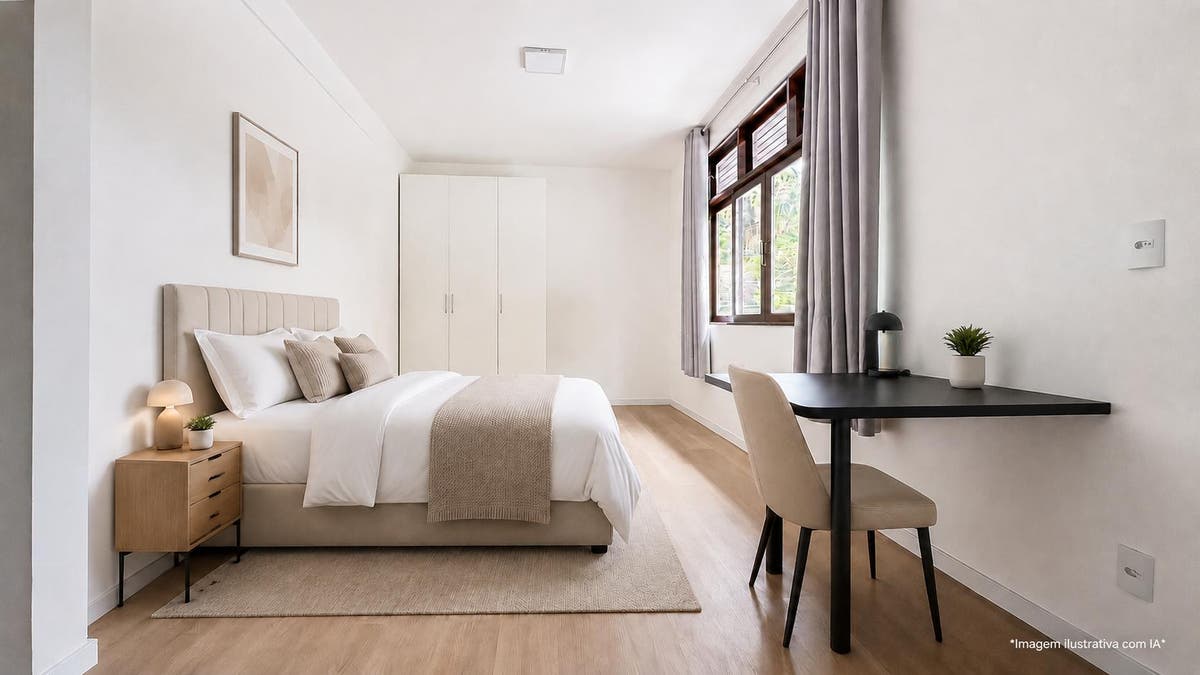 Apartamento com 1 Dormitório Semimobiliado no Victor Konder! - Apartamento em Victor Konder, Blumenau - para locação - CONCEITO IMOBILIARIA LTDA