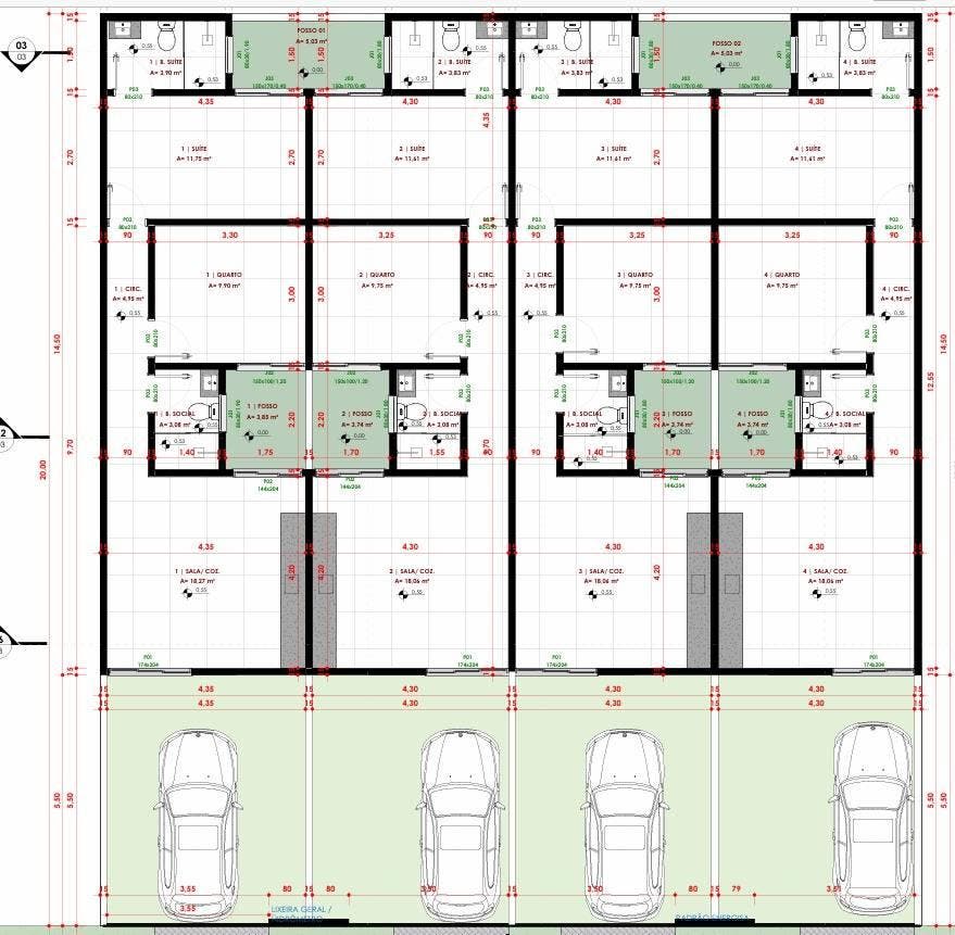 Kitnet com 2 quartos, 1 vaga - Reserva Jardim