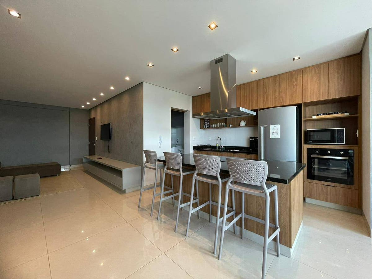 Foto 5 — Apartamento disponível para locação mobiliado ou sem mobília , próximo a Faculdade UniRV, completo em armários, Residencial Tocantins, Rio Verde, GO