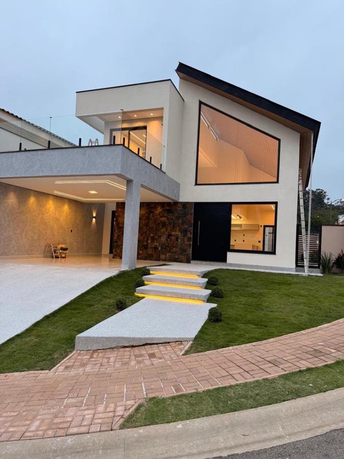 Casa de Condomínio 4 suítes em Jundiaí com vista para o pôr do sol - Casa de Condomínio em Jardim Gramadão I, Jundiaí - para locação - Entry Imob