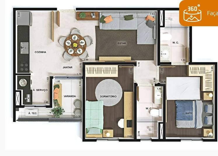 Apartamento com 2 quartos, Jardim do Lago - Jundiaí - Apartamento em Jardim do Lago, Jundiaí - à venda - Team ÊXITO Imob