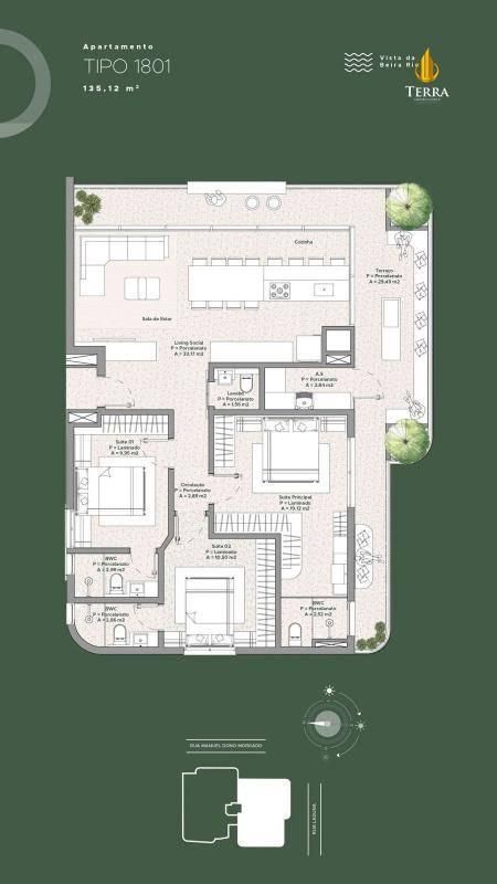 Apartamento a venda no Edifício Laguna 182 localizado no bairro Fazenda em Itajaí. - Apartamento em Fazenda, Itajaí - à venda - IMOBILIÁRIA TERRA ITAJAI LTDA