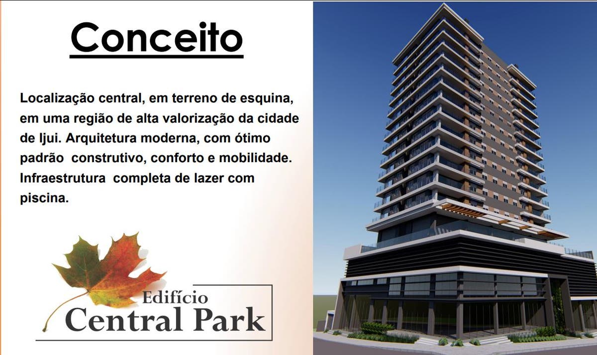 LANÇAMENTO - APTO CENTRAL com infraestrutura COMPLETA - Apartamento em Centro, Ijuí - à venda - IMOBILIÁRIA SOLUÇÃO IMÓVEIS IJUÍ