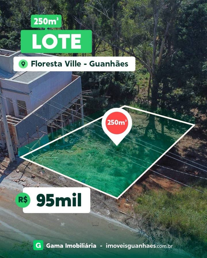 Lote à Venda no Floresta Ville em Guanhães - Lote/Terreno em Floresta Ville, Guanhães - à venda - Gama Imobiliária