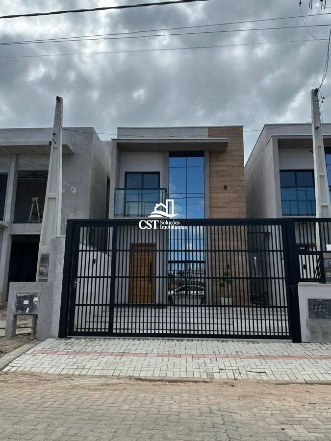 CASA COM 03 QUARTOS SENDO 01 SUÍTE NO BAIRRO NOVA BARRA VELHA - Barra Velha/SC - Sobrado em Nova Barra Velha, Barra Velha - à venda - CST SOLUÇÕES IMOBILIARIA LTDA