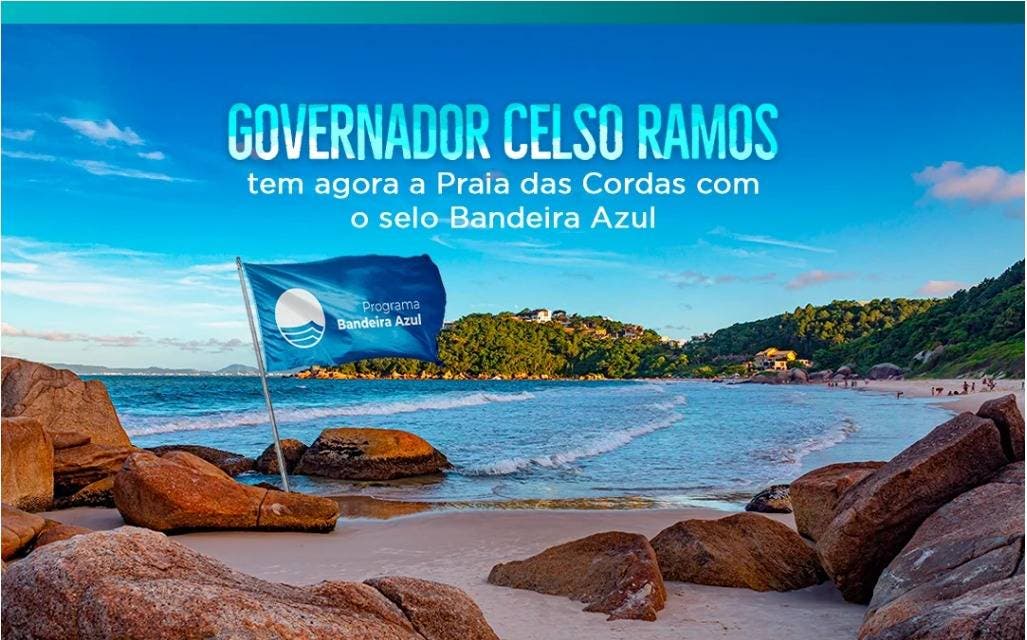 Praia das Cordas: belezas naturais preservadas com selo Bandeira Azul