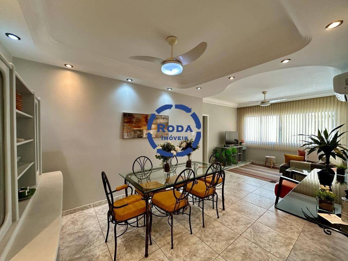 Apartamento à Venda na Pompéia – Porteira Fechada | 88 m² | 1 Quadra da Praia - Apartamento em Pompéia, Santos - à venda - A.AYRES IMÓVEIS LTDA