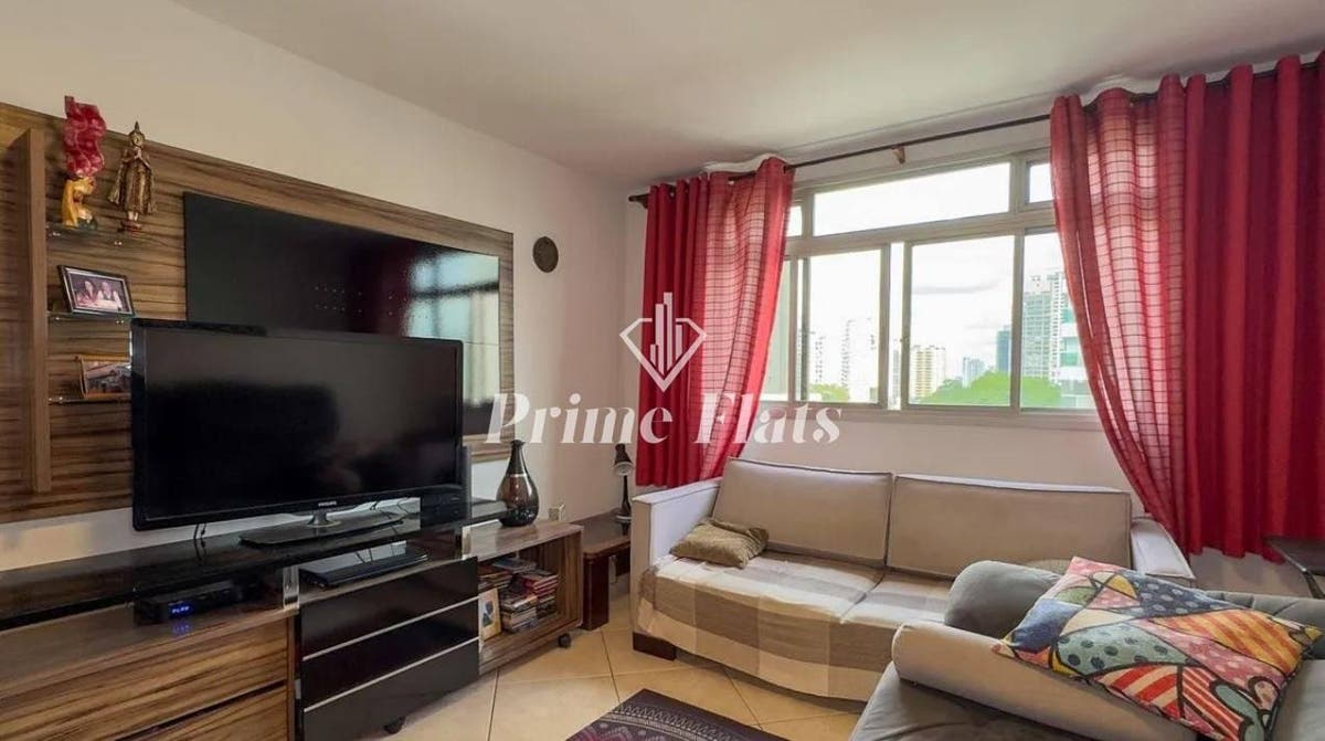Apartamento disponível para venda no Edifício Roberta, com 78m², 2 dormitórios e 1 vaga - Apartamento em Brooklin Paulista, São Paulo - à venda - Prime Flats Negócios Imobiliários