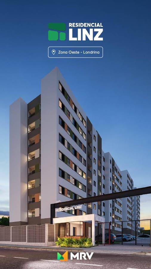 Apartamento na planta à venda no Residencial Linz no Jd. Sabará III - Apartamento em Sabará III, Londrina - à venda - CINCO HOMESTAY LTDA