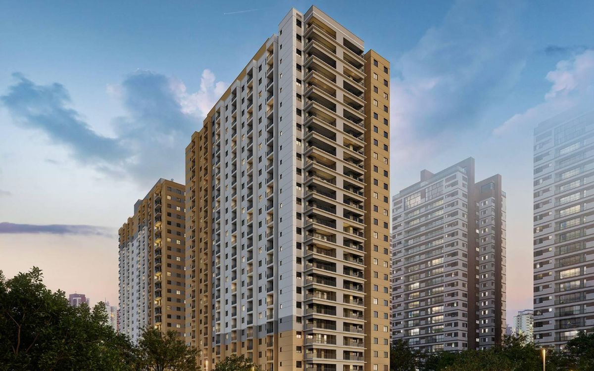 Parque das Nações Condomínio Laguna | Construtora Cury | 42 metros | 02 dormitórios | varanda | sem vaga - Apartamento em Jardim Caravelas, São Paulo - à venda - SEGUNDO IMÓVEL