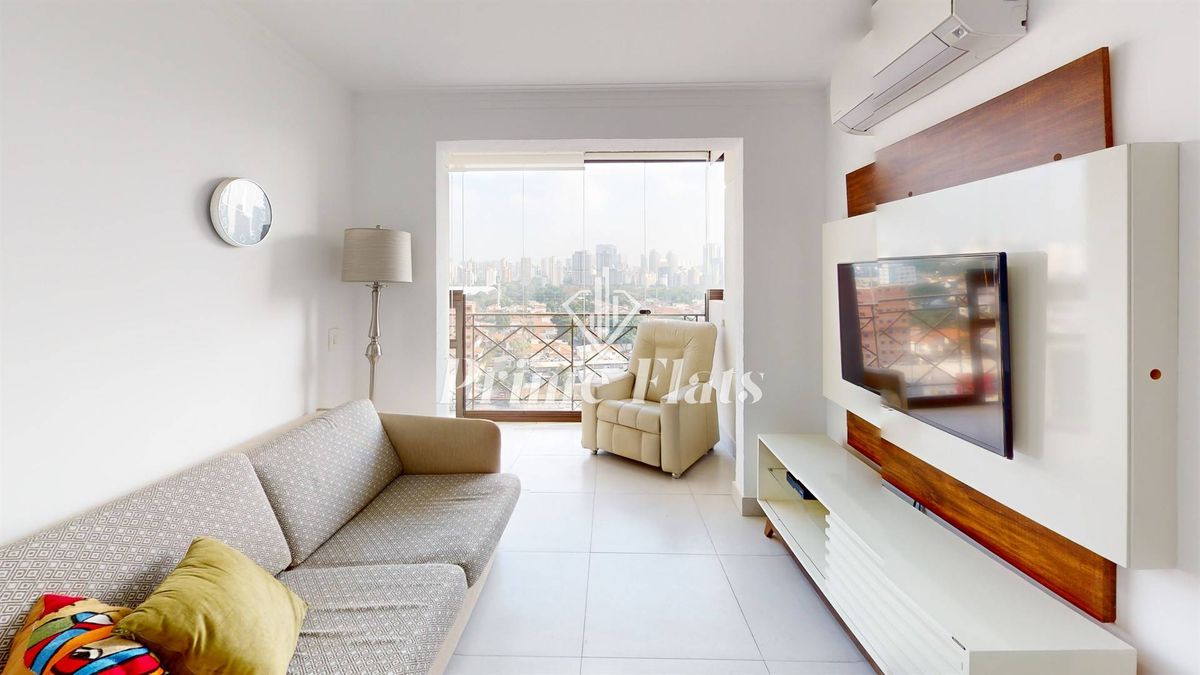 Flat mobiliado no Quality Suites Long Stay Vila Olímpia disponível para locação, com 52m², 2 quartos e 1 vaga na Vila Olímpia - Flat em Vila Olímpia, São Paulo - para locação - Prime Flats Negócios Imobiliários