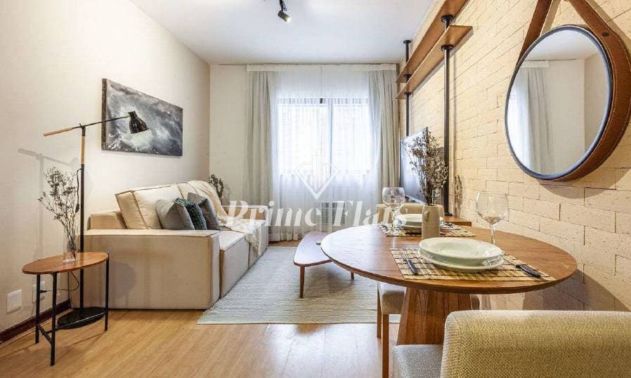 Flat disponível para locação no La Residence Paulista, com 42m², 1 dormitórios e 1 vaga - Flat em Jardim Paulista, São Paulo - para locação - Prime Flats Negócios Imobiliários