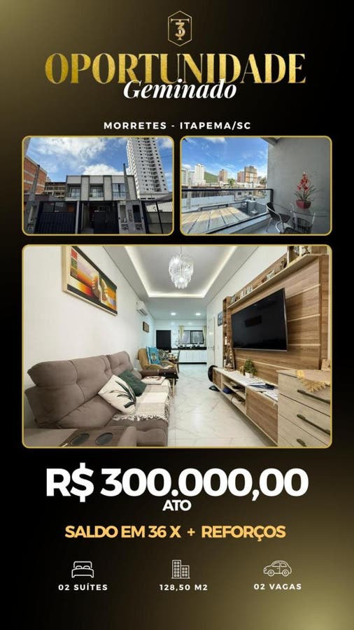 Casa 2 dorm (2 suítes) - Geminado, Itapema/SC - Casa em Morretes, Itapema - à venda - Portal Imóveis Itapema