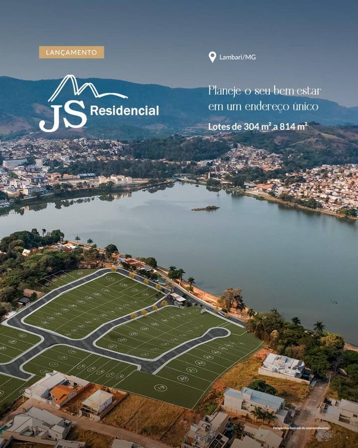Lotes - Condomínio Js Residencial - Lote/Terreno em Volta do Lago, Lambari - à venda - Helimar Adminstração & venda de imoveis EIRELI