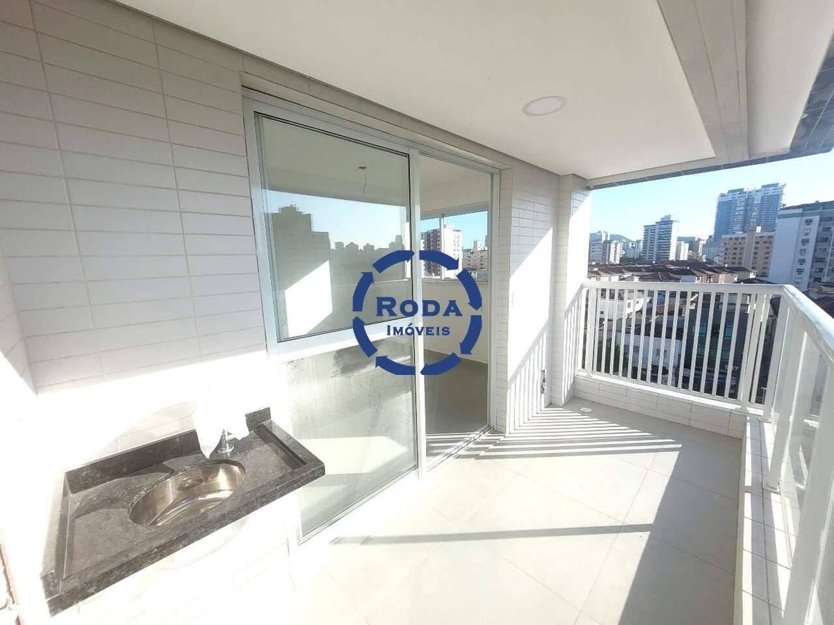 Apartamento Novo com 1 Suíte e Varanda Gourmet para locação na Aparecida, Santos - Apartamento em Aparecida, Santos - para locação - A.AYRES IMÓVEIS LTDA