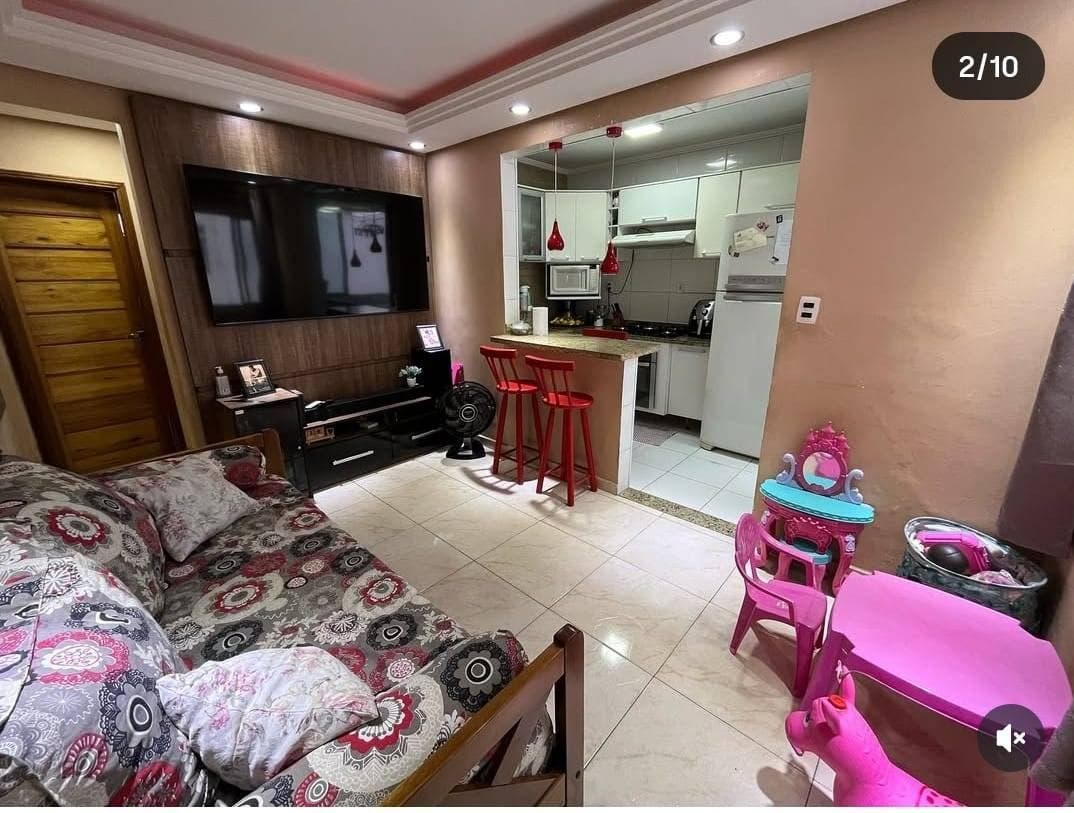 Apartamento com 1 quarto, Centro - São Vicente - Apartamento em Centro, São Vicente - à venda - CONTEMPLAR IMÓVEIS LTDA