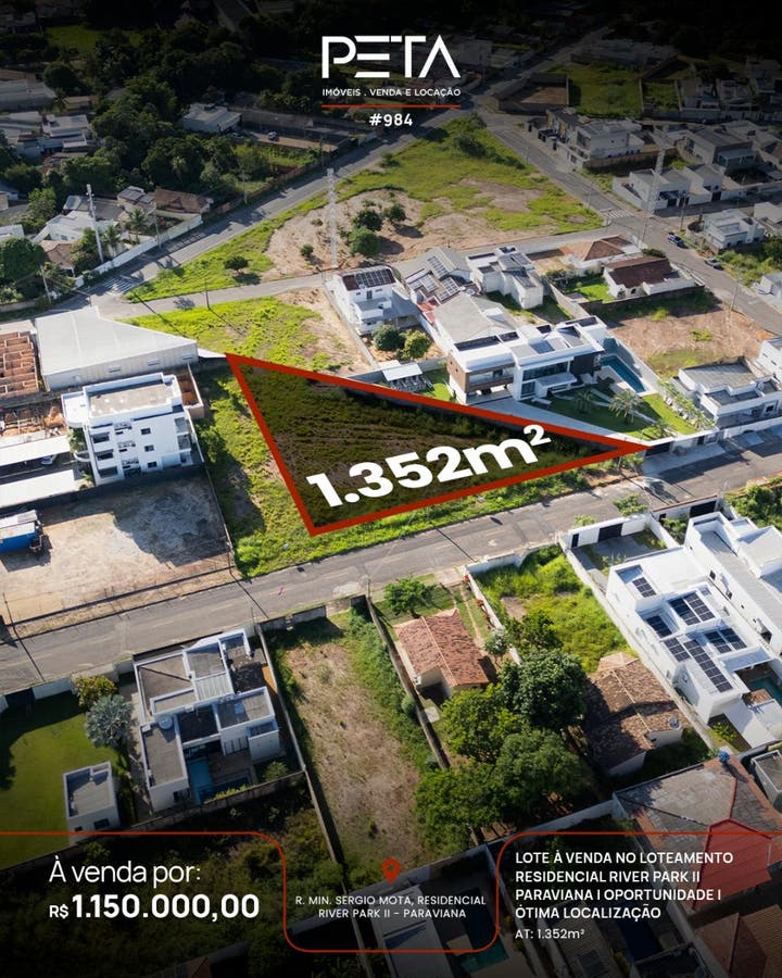 Lote/Terreno, Paraviana - Boa Vista - Lote/Terreno em Paraviana, Boa Vista - à venda - PETA SERVICOS IMOBILIARIOS LTDA