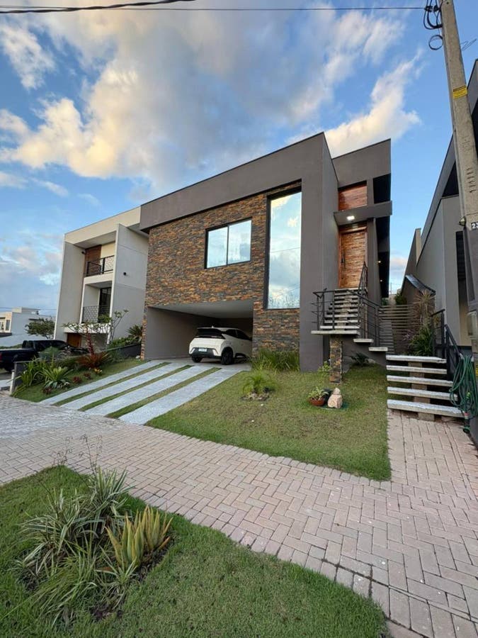 🏡 Casa Térrea Elevada com Pé Direito Duplo, Energia Solar e Área Gourmet Completa - Casa de Condomínio em Jardim Celeste, Jundiaí - à venda - Entry Imob
